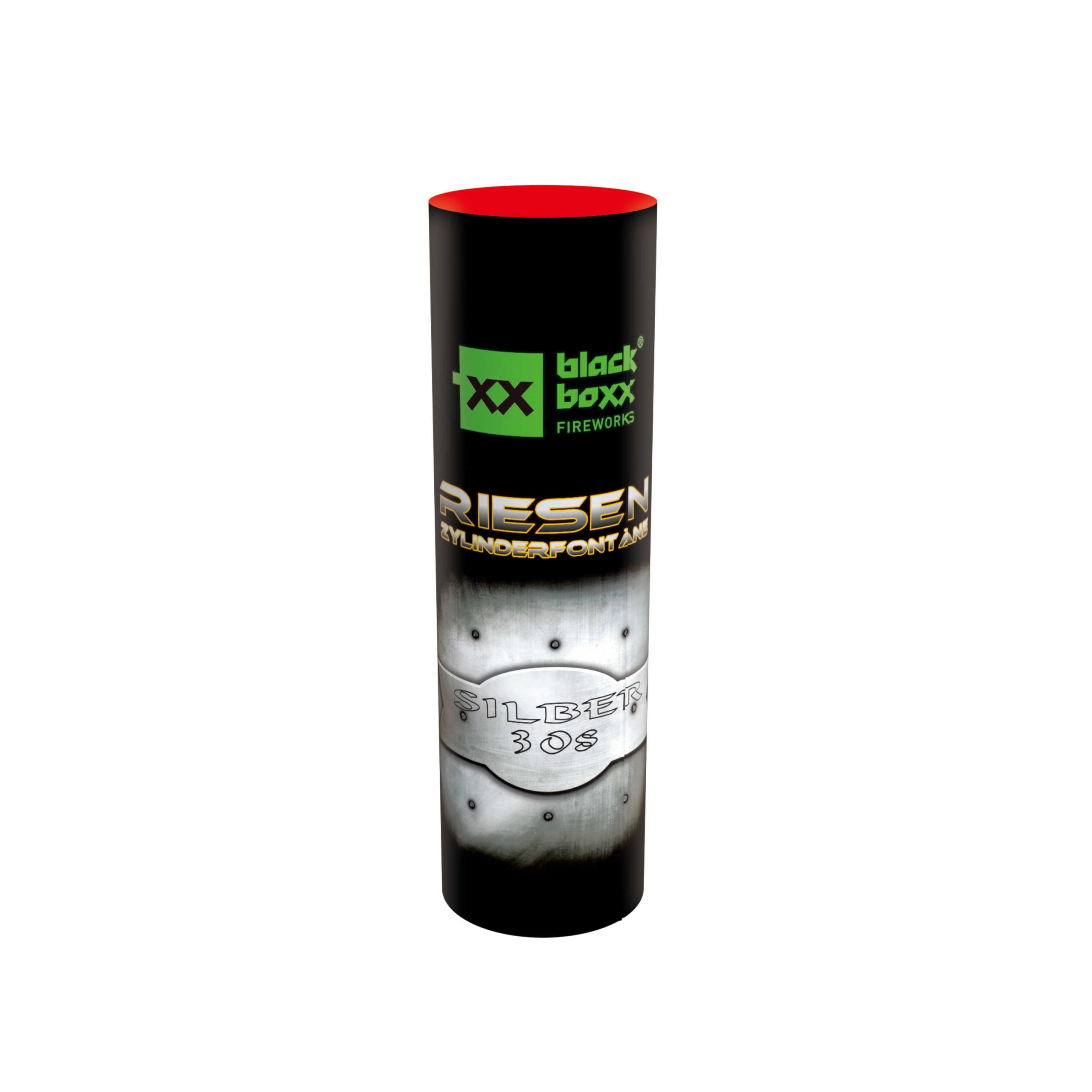 Riesen zylinder silber Blackboxx Feuerwerk Potsdam Blackboxx