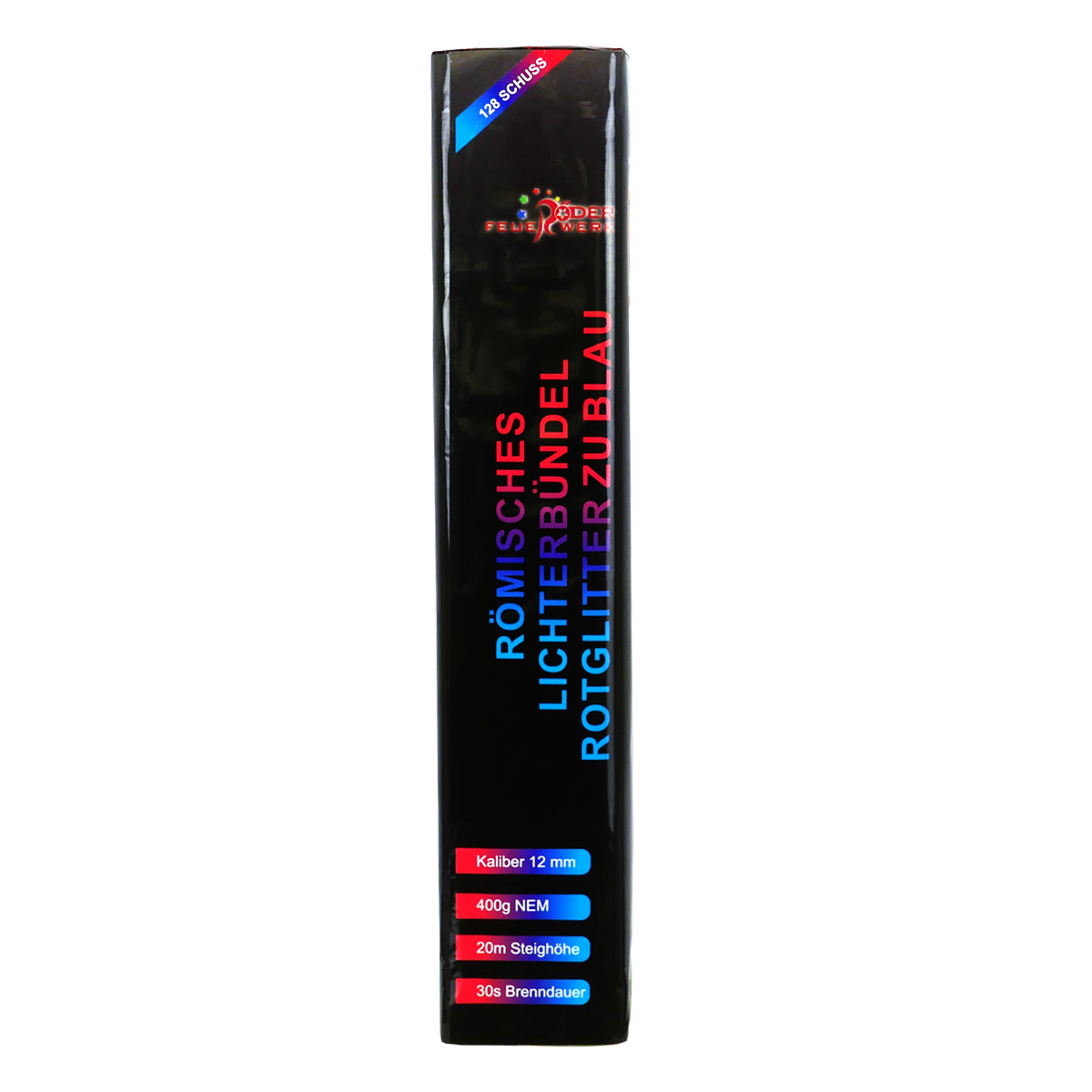 roemisches-lichterbuendel-rotglitter-blau Feuerwerk Potsdam Röder