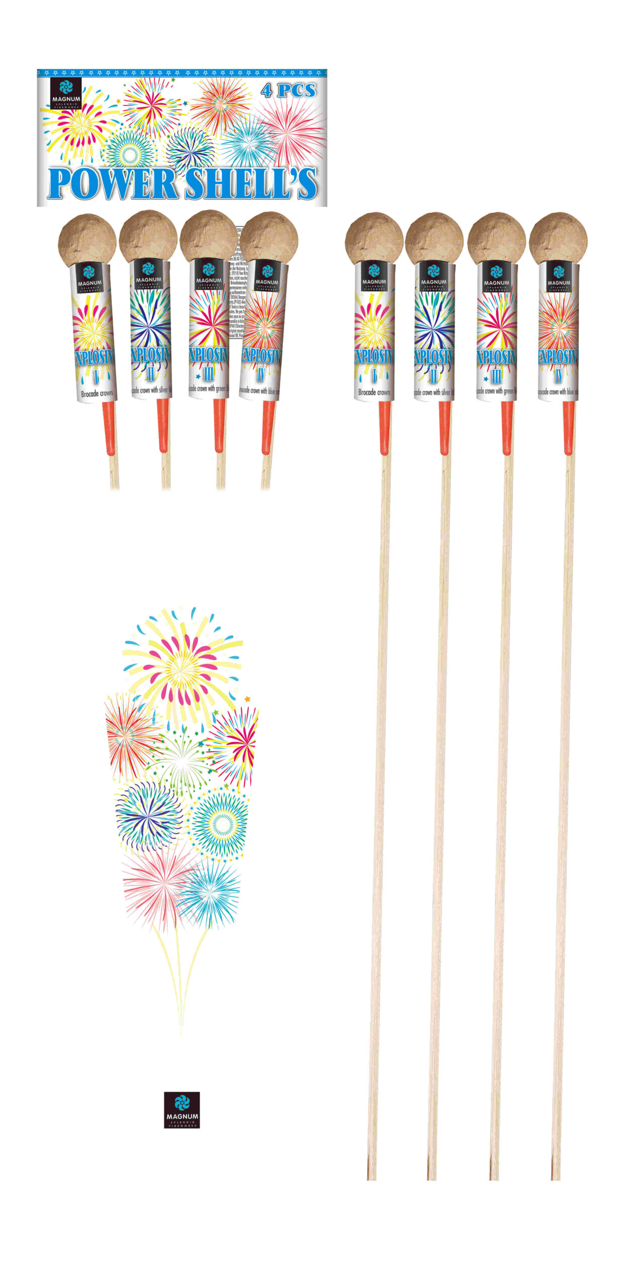 Power Shell rockets Magnum Power Shell rockets Magnum