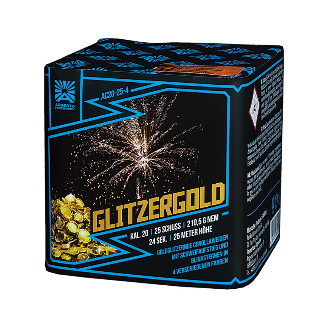 Glitzergold Argento